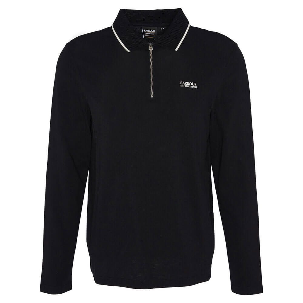 Barbour International Hampstead Long-Sleeved Polo Shirt